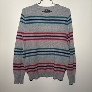 Hawkings McGill Wool Blend Striped Sweater